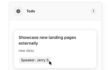 Custom fields on boards